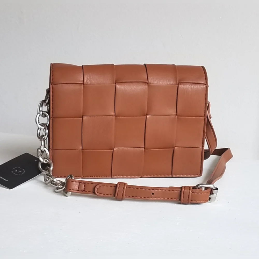 AFKOMST Weave Crossbody Handbag